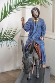Palmesel, around 1490, St John's parish church, Biberacher Str. 6, Ummendorf, Biberach district,