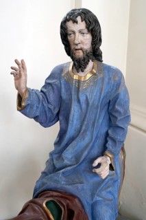 Figure of Christ, detail of the palm donkey, around 1490, St John's parish church, Biberacher Str.