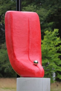 Sculpture Slip of the Tongue by Alexandra Bircken 2020, Blickachsen 14, modern art, tongue, tongue
