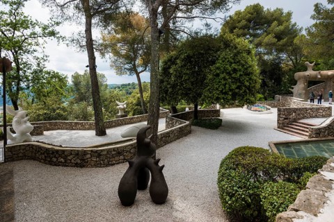 Museum, Fondation Maeght, artist Joan Miro, St. Paul de Vence, Provence Alpes Côte d'Azur, South of