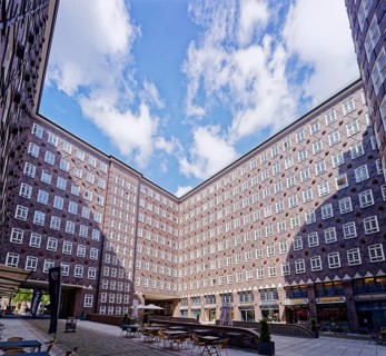 The Sprinkenhof is one of the office buildings constructed in Hamburg's city centre at the