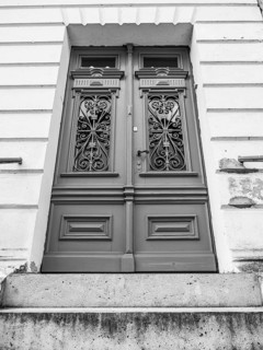 House entrance door, Mecklenburg-Western Pomerania, Germany