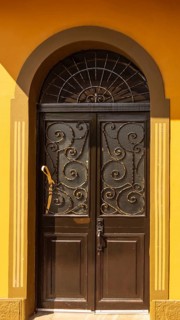 Panama, Panama City historic center Casco Viejo colorful streets and colonial architecture