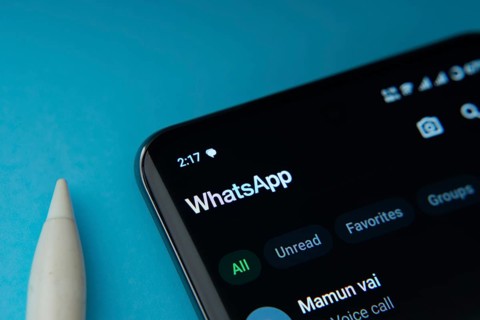 Dhaka, Bangladesh- 04 July 2025: A smartphone displaying the WhatsApp homepage