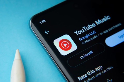 Dhaka, Bangladesh- 04 July 2025: The Youtube Music app from Google Playstore is displayed on a