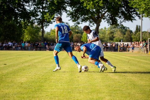 SC Käfertal against Waldhof Mannheim (test match) ***Picture: Match scene
