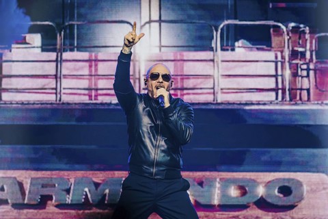 Pitbull live on Party After Dark Tour at the Berlin Uber Arena on 25/06/2025
