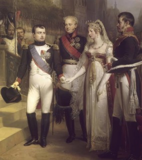 The Treaties of Tilsit, Napoleon, Alexander I of Russia, Queen Louise of Prussia, and Frederick