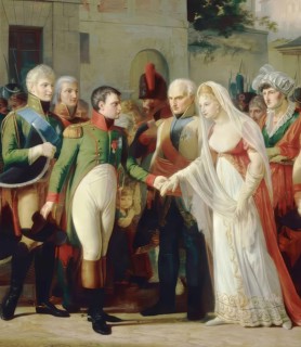 The Treaties of Tilsit, Napoleon, Alexander I of Russia, Queen Louise of Prussia in Tilsit, 1807,