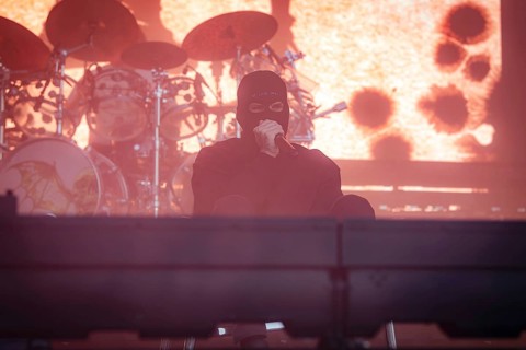 M. Shadows (Matthew Charles Sanders), singer of Avenged Sevenfold live at the Zitadelle Spandau in