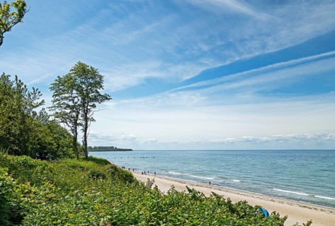 Natural sandy beach, Baltic resort Rerik, Baltic Sea, Rostock district, Mecklenburg-Western