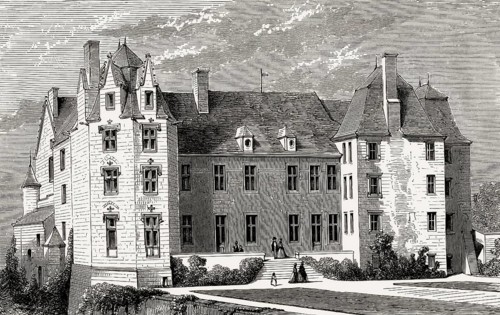 Le château du Buron, Pays de la Loire, Département Loire-Atlantique, Commune Vigneux-de-Bretagne,