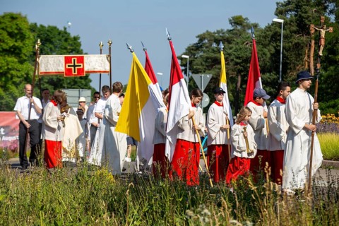 Corpus Christi procession in Schifferstadt (Palatinate)