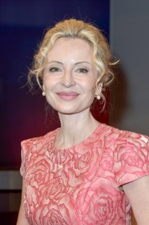 Sandra Navidi (USA expert and author), on the ARD talk show maischberger in the Berlin Adlershof