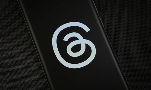 Dhaka, Bangladesh - 18 March 2025: The logo of the threads is displayed on a smartphone screen