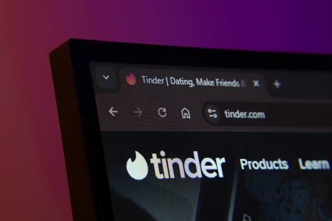 Dhaka, Bangladesh- 02 June 2025: Close-up of a computer screen displaying the tinder web interface