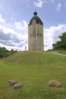 Dicker Wilhelm, keep, tower, Neuenburg Castle, Freyburg, Romanesque Road, Saxony-Anhalt, Germany