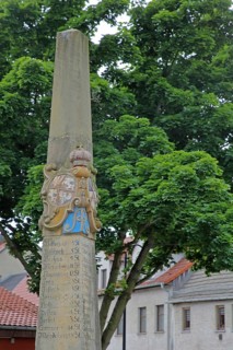 Historic Electoral Saxon Postal Column, Electoral Saxon, Electoral Saxony, Postal Distance Column,