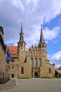Romanesque Cathedral of St John and St Lawrence, landmark, Merseburg, Romanesque Road,