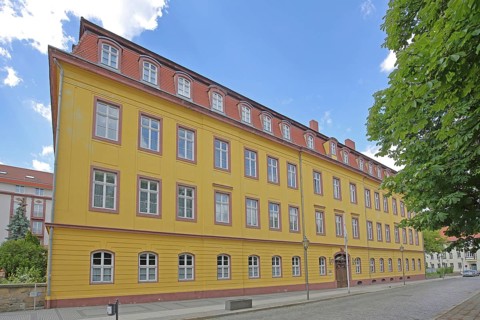 Historic Zechsches Palais built in 1782, Merseburg, Saxony-Anhalt, Germany