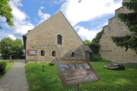Romanesque House, Bad Kösen, Saale, Naumburg, Romanesque Road, Saxony-Anhalt, Germany