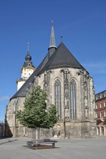 Late Gothic St Mary's Church, Weißenfels, Saxony-Anhalt, Germany
