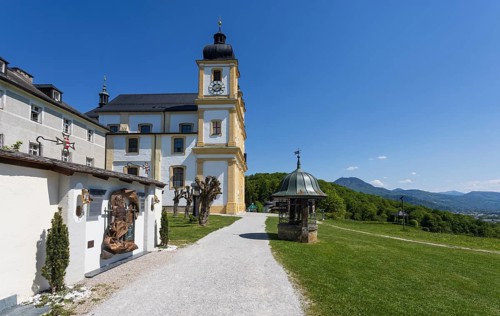 Maria Plain pilgrimage church, baroque church, Bergheim near Salzburg, Flachgau, Salzburger Land,