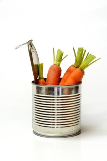 Tinned carrots