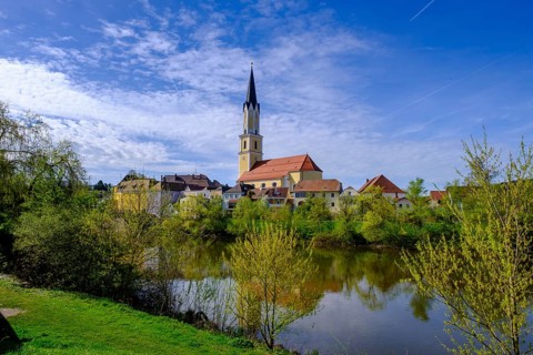 Parish Church of St John the Baptist, Vils, Vilshofen an der Donau, Lower Bavaria, Bavaria, Germany