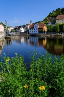 Hals an der Ilz, Ilzschleifen, near Passau, Lower Bavaria, Bavaria, Germany