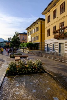 Via Dante Alighieri, Levico Therme, Valsugana, Trentino, Italy