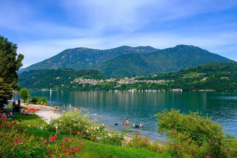 Lago di Caldonazzo, Valsugana, Trentino, Italy