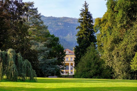 Spa Park, Levico Therme, Valsugana, Trentino, Italy