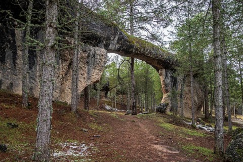 Ciudad encantada, area of rock formations, nature reserve, Cuenca region, Spain