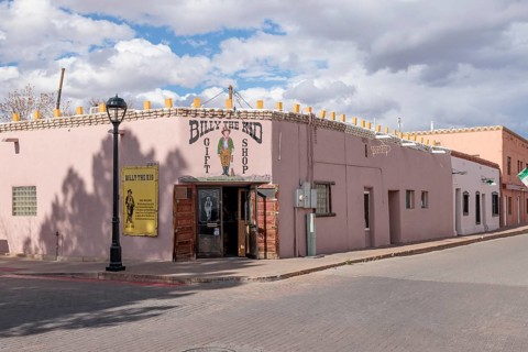 Billy the Kid gift shop building in Mesilla, New Mexico
