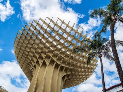Setas de Seville, mushroom-shaped wooden platform, Seville, Andalusia, Spain
