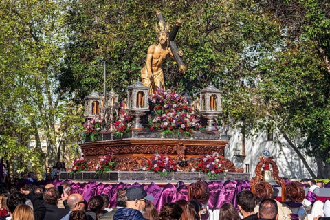 Semana santa procession, holy week before easter, Ubeda, Unesco heritage city, Andalusia, Spain
