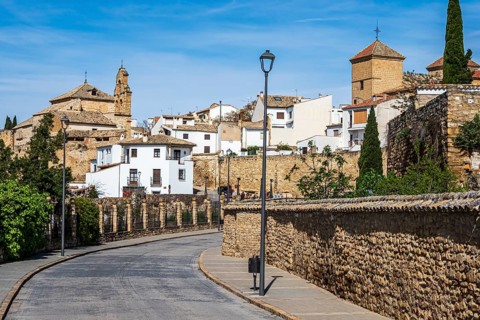 Historic ctiy of Ubeda, old city wall, Andalusia, Spain