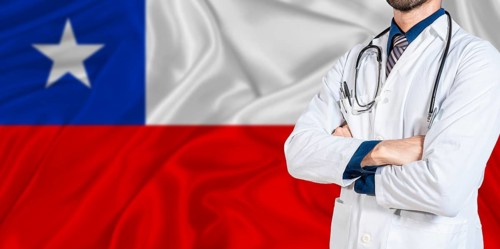 Chile national health system. Chile health and medical insurance concept