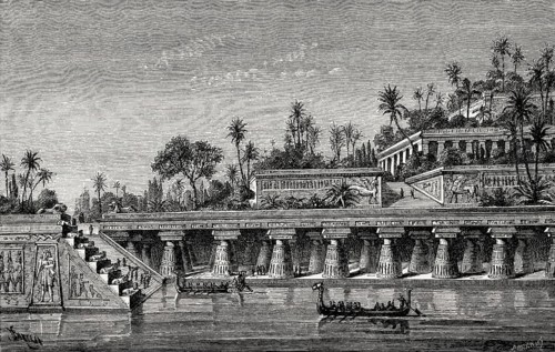 The Hanging Gardens of Babylon, Hanging Gardens of Semiramis, 9th century BC