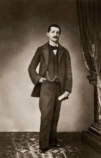 Portrait of Josef Anton Bruckner, 1824 – 1896, Austrian composer, digitally edited