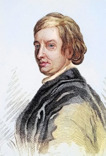 John Dryden, 1631-1700, English poet, dramatist and literary critic, Illustration from Old