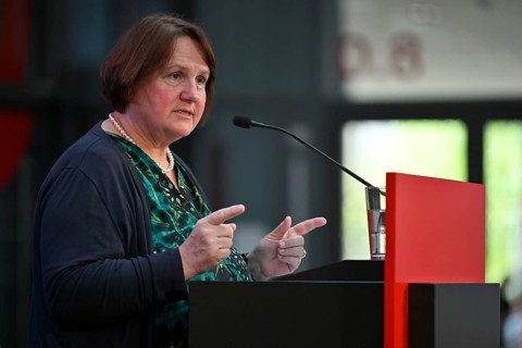 Theresa Schopper Bündnis 90 Die Grünen Minister for Culture, Youth and Sport Baden-Württemberg, at