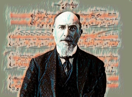 Erik Satie, 1866 – 1925, a French composer and pianist, sheet music from Sports & divertisements,