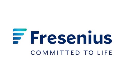 The logo of the company Fresenius, healthcare provider, medical technology, Germany, Bad Homburg v