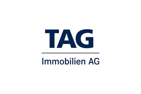 The logo of Tag Immobilien AG, property company, approx. 84, 000 flats under management, head