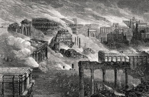 The Great Fire of Rome, 64 AD
