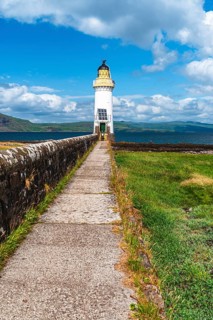 Rubha nan Gall, Tobermory Lighthouse, Tobermory, Isle of Mull, Scotland, UK