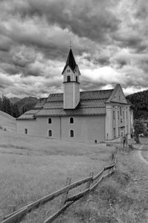 Maria Waldrast pilgrimage monastery of the Servite Order, pilgrimage church, weather mood, w olk