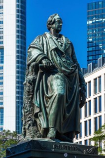 Germany, Frankfurt am Main, Goethe Monument, Frankfurt am Main, Johann Wolfgang von Goethe,